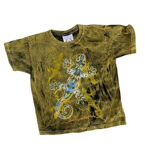 Vintage Gecko Washed Out Mexico 100% Cotton Tee S